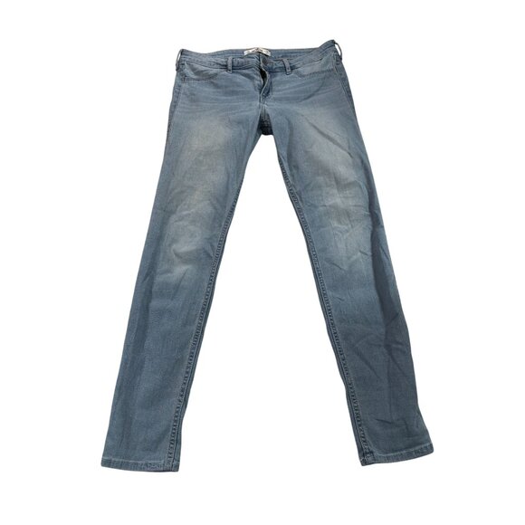Hollister Womens Low-Rise Jeans W28 L29 Light Wash Size 7R - Picture 1 of 14